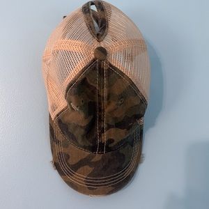 Camo baseball hat